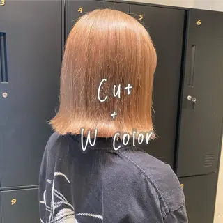 ミディアム カラー 暖色艶color / ボブ🦩Rioのヘアスタイル
