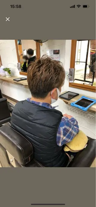 ショート メンズ 山下 まりなのヘアスタイル