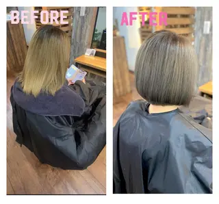 ショート カラー Lizir ルズィール所属・Luzir⭐︎ GEN⭐︎のヘアスタイル