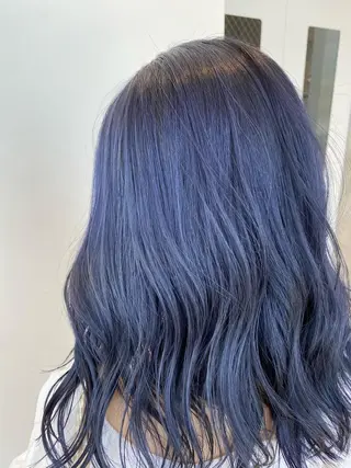 セミロング カラー 韓国風・ブリーチなし ・あり後藤　一斗店長のヘアスタイル