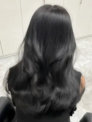 セミロング カラー 韓国カット/ パーマ/KOTAのヘアスタイル