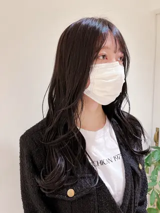 ロング カラー 中韓𝐌𝐈𝐗🩶 𝐘𝐔𝐊𝐀のヘアスタイル