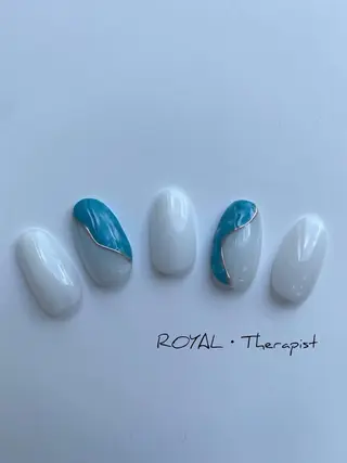 ネイル 【尾下】 ロイヤル•セラピストのネイルデザイン
