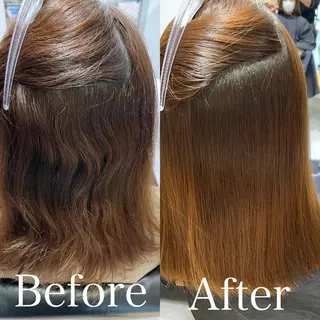 セミロング biscohair 髪にドラマを。のヘアスタイル