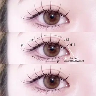 マツエク・マツパ eyelist SARA🎀のマツエク・マツパデザイン