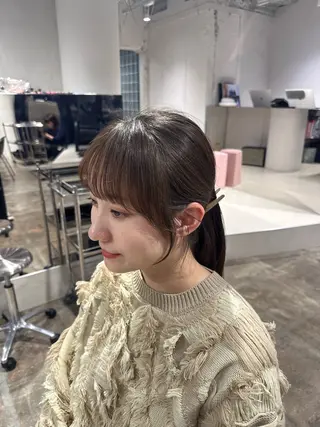 髪質改善/似合わせ カラー/レイヤーのヘアスタイル