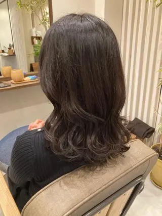 セミロング mu-kicii 三鷹店所属・撮影モデル募集中☆ オグリヤスエのヘアスタイル