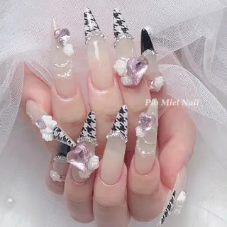 ネイル HANA 長さだしのネイルデザイン