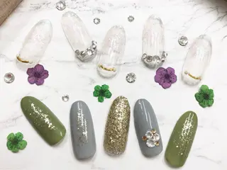 ネイル Beauty Salon Ace（ネイルサロン　エース）所属・池袋フィルイン Ace♡長さだしのネイルデザイン