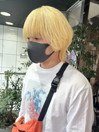 ミディアム カラー メンズ メンズ/艶髪/カラー サクラ🌸のヘアスタイル