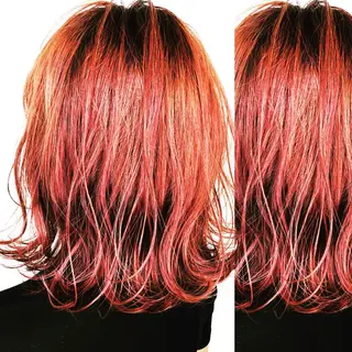 セミロング カラー メンズヘア特化 崎田 成人のヘアスタイル