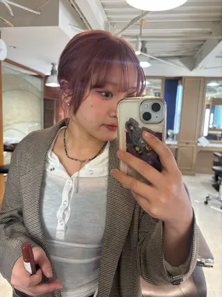 ミディアム ⭐️ダブルカラー⭐️ ｼｭﾝ⭐️のヘアスタイル