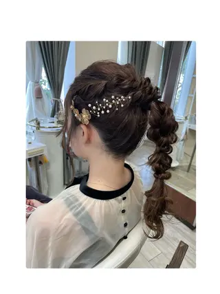 ロング ヘアアレンジ 豊田 智美のヘアスタイル