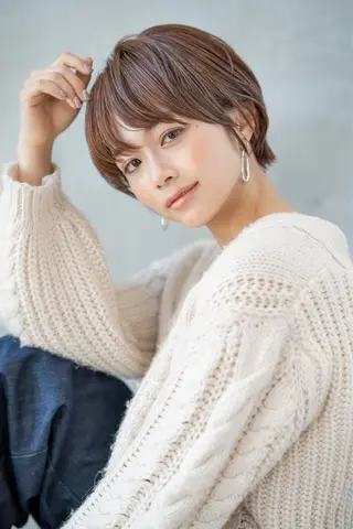 ショート カラー 🉐レイヤー/塩見 弘樹🉐渋谷のヘアスタイル