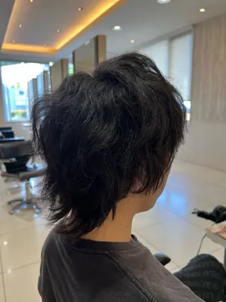 ミディアム メンズ QUATRO ほたかのヘアスタイル