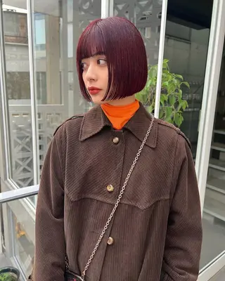 ミディアム 🎀韓国/艶髪/暗髪 🎀 柚月🫧立川駅のヘアスタイル