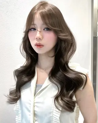 ロング 京都レイヤーカット うえひのヘアスタイル