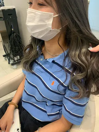 セミロング カラー 暖色専門美容師🎀 お客様満足度◎のヘアスタイル