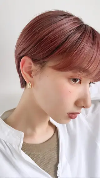 ショート カラー Takuma Suzuki中目黒のヘアスタイル