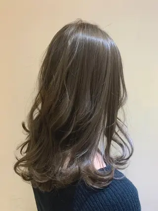 セミロング カラー ヘアアレンジ 店長/ 加藤 流菜のヘアスタイル