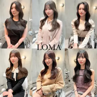ロング LOMA🇰🇷 銀座クボタのヘアスタイル