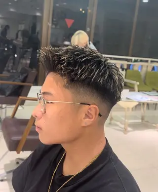 メンズ SALOWIN渋谷caldo店B1所属・岐津公太 メンズ縮毛矯正のプロのヘアスタイル