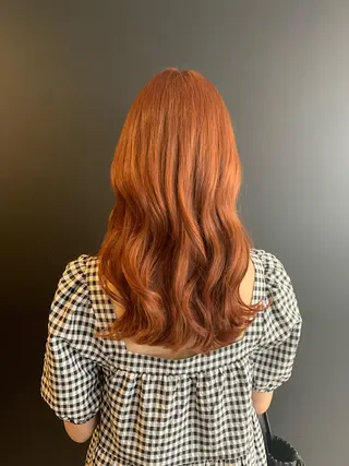 ロング カラー ヘアアレンジ 🦋韓国ヘア 坂本 菜摘🦋のヘアスタイル