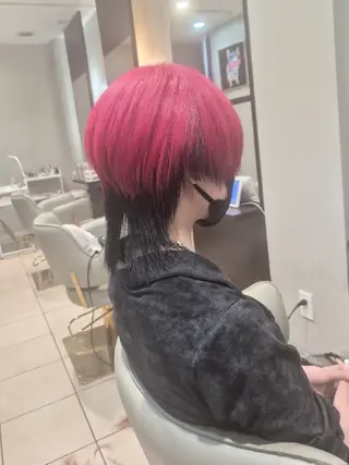 ショート カラー Miyavi/カラー ショートボブのヘアスタイル