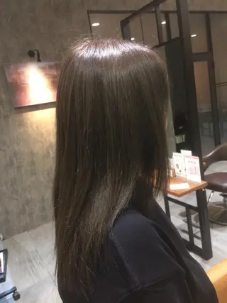 セミロング カラー Kobayashi ハイライト/ショートのヘアスタイル