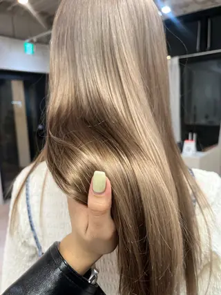 セミロング カラー aya/メンズヘア/ メンズカット/ボブのヘアスタイル