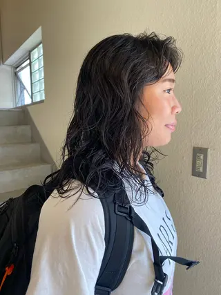 セミロング sliver マツイ　レンのヘアスタイル