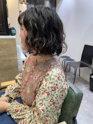 ショート パーマ Toiro 横浜所属・🎀レイヤー/パーマ カラー/ai🎀のヘアスタイル