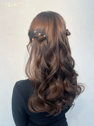 ヘアアレンジ 大人可愛いヘアメイク 💋🧚‍♀️しずかのヘアスタイル