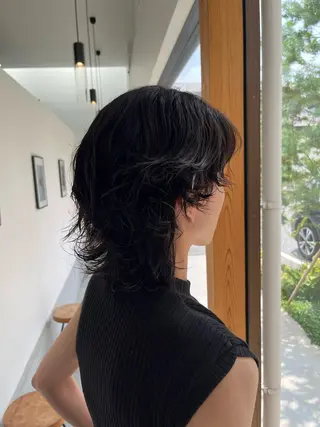 ショート パーマ パーマ/縮毛矯正 揚村武斗のヘアスタイル