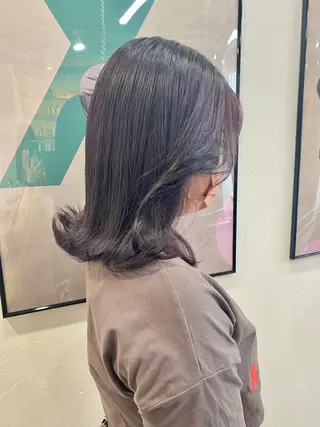 ミディアム カラー 暖色カラー/天神/ ヘイマサクラのヘアスタイル