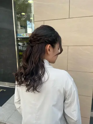 ロング カラー ヘアアレンジ ヘアセット･ネイル 🎀あんりん🎀のヘアスタイル