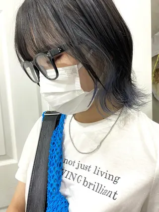 ミディアム カラー ヘアアレンジ kai .のヘアスタイル