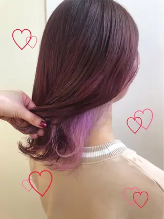 ミディアム カラー EMANON新宿東口所属・新宿駅近♡個室 ♡関口三都季🌜のヘアスタイル