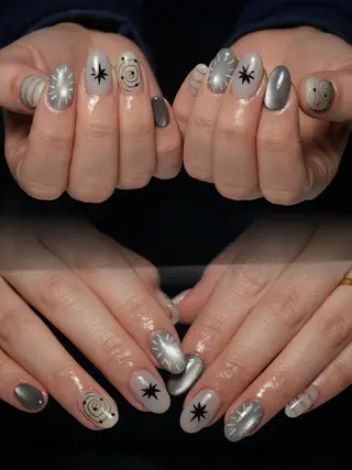 ミディアム ネイルモデル募集中 minaのネイルデザイン