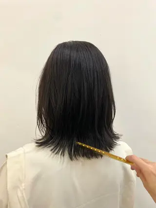ミディアム サトウ リョウのヘアスタイル