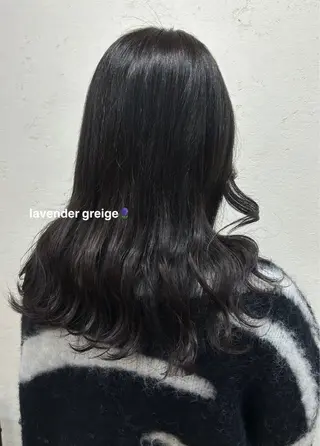 セミロング hairs Riche住之江（ヘアーズリッシュ）所属・諸戸 龍加/カットモデルのヘアスタイル