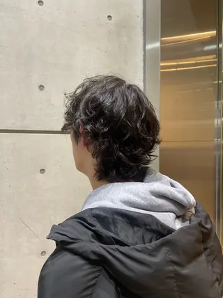 メンズ アイブロウリフト パーマモデル/はなのヘアスタイル