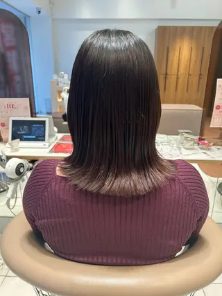 ミディアム カラー MIKA/ボブ/ レイヤー/メンズのヘアスタイル