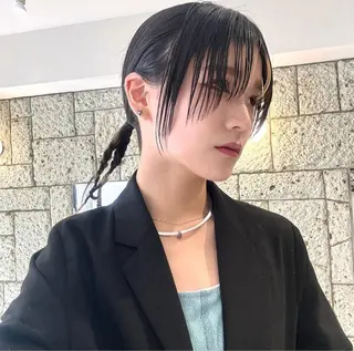 ミディアム ヘアアレンジ hair salon　丹tan所属・Rena✴︎トレンド ×スタンダードMIXのヘアスタイル