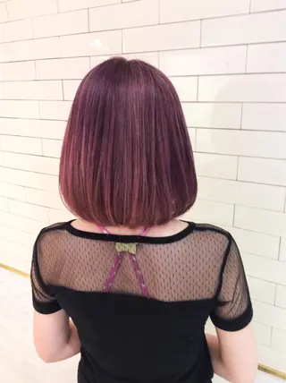 ショート カラー レイヤーカット× 髪質改善たもりのヘアスタイル