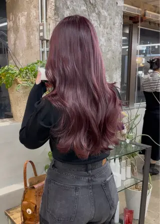 ロング カラー ミズタ マイのヘアスタイル