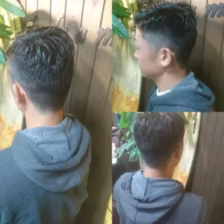 ショート サンフラット所属・岡林 選のヘアスタイル