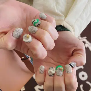 ネイル Nail Salon Coffret西中島店所属・coffret　酒井 萌のネイルデザイン