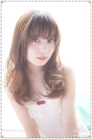 ロング La shic所属・荒木洋一/髪質改善/ 酸性ストレートのヘアスタイル