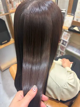 ロング 杉浦 愛華のヘアスタイル